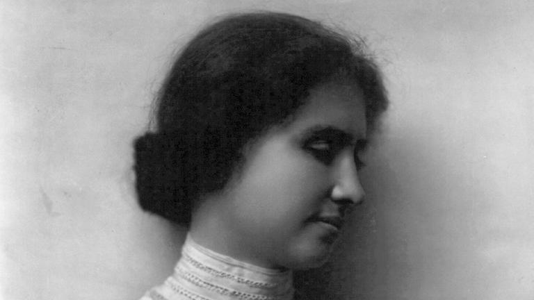Helen Keller, taub-blinde Autorin und Aktivistin