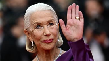 Helen Mirren auf dem roten Teppich beim Cannes Filmfestival 2024