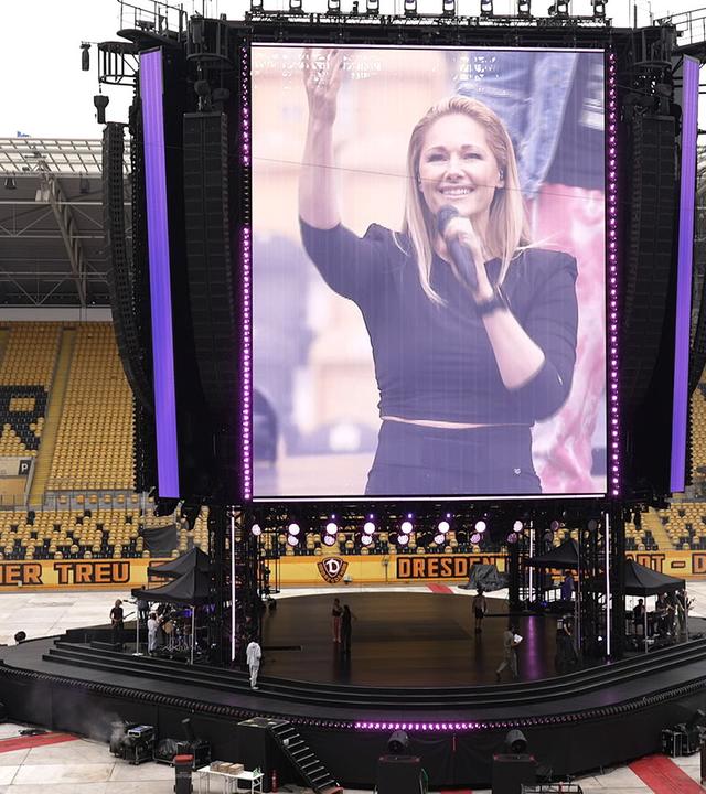 360-Grad Bühne der Helene Fischer-Show in Dresden