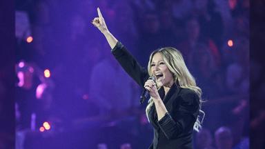 Popstar Helene Fischer bei einem Konzert.