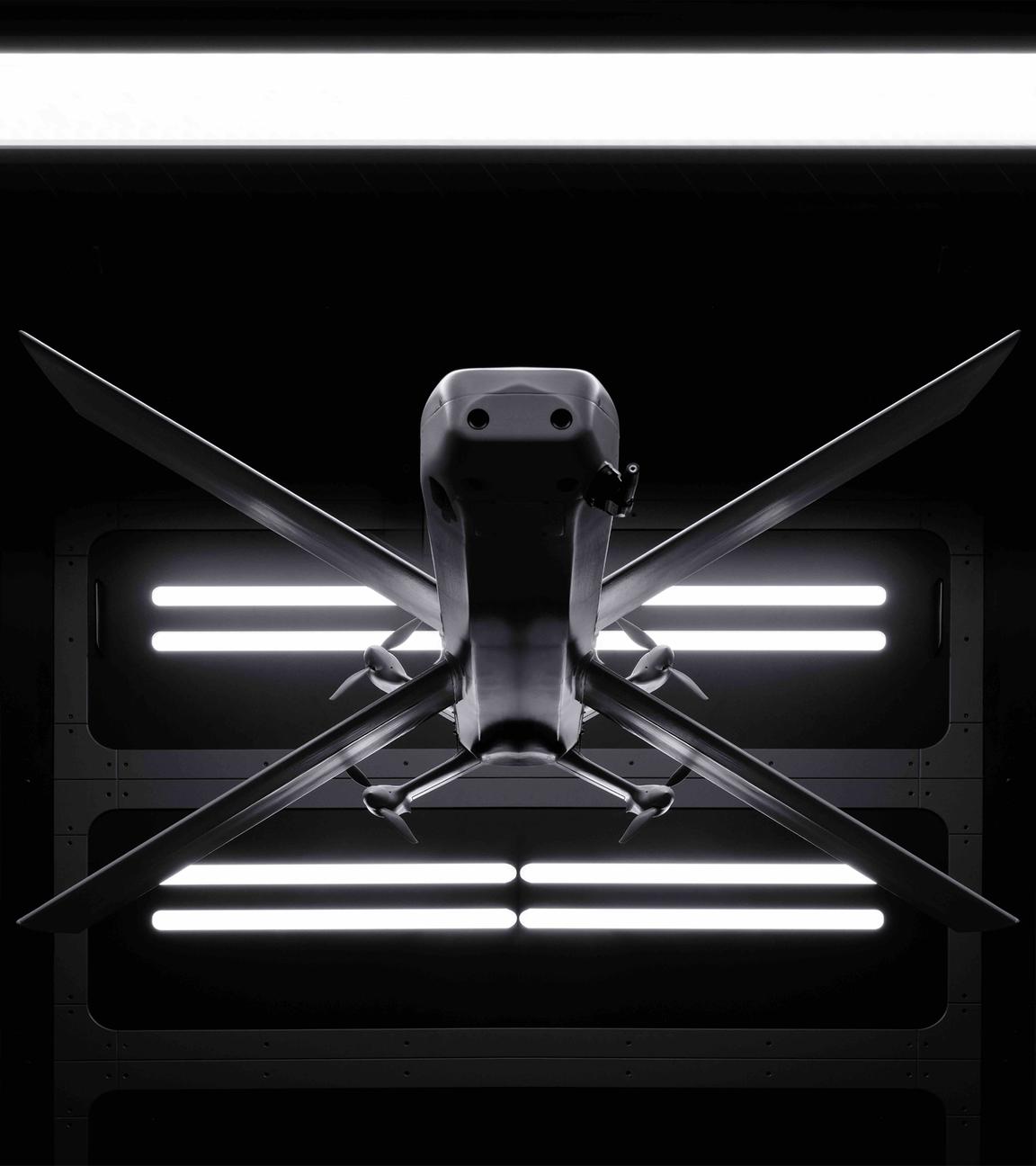 Eine HX-2 Drohne von der Firma Helsing.