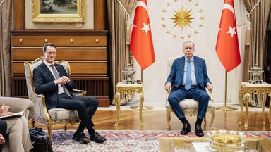 Hendrik Wüst trifft Recep Tayyip Erdogan