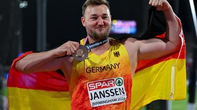 Henrik Janssen gewinnt Bronze im Diskus-Werfen