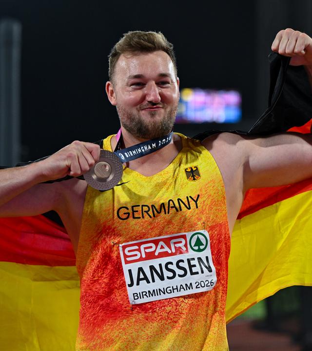 Henrik Janssen gewinnt Bronze im Diskus