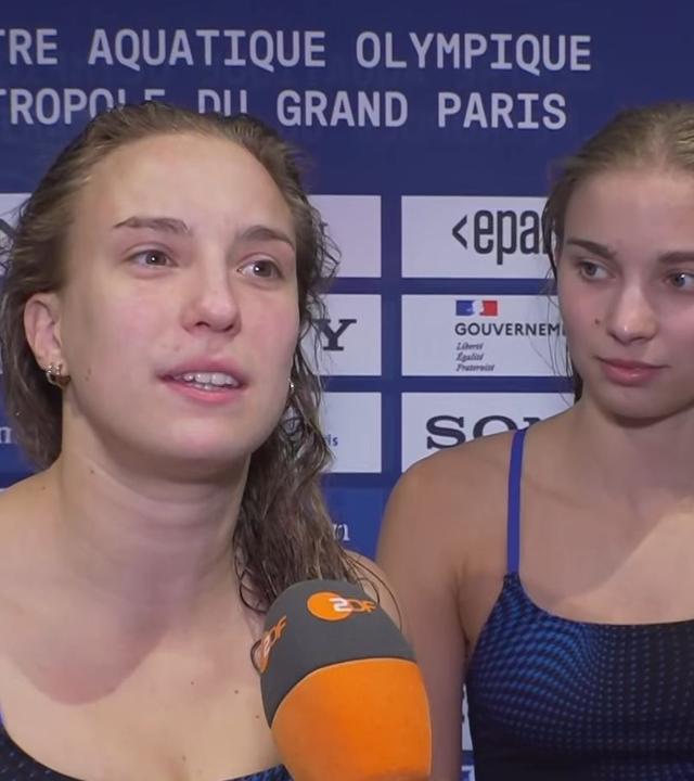 Lena Hentschel und Jette Müller im Interview nach ihrem Bronze-Gewinn bei der EM