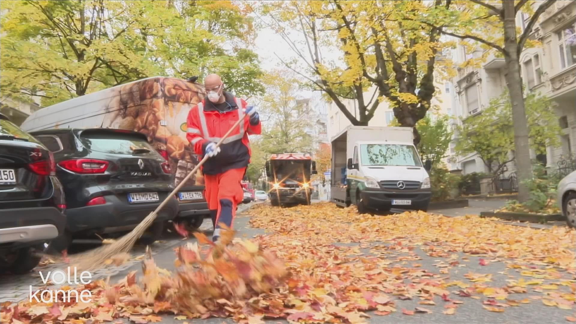 Laubzeit in Wiesbaden – warum jetzt gekehrt wird