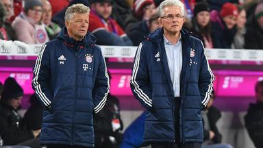 Erfolgreiches Duo bei den Bayern: Co-Trainer Peter Hermann (links) und Trainer Jupp Heynckes 