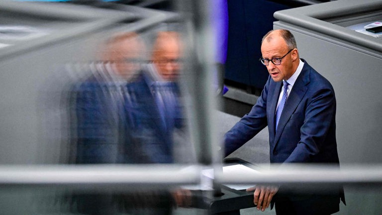 Bundeskanzler Friedrich Merz im Bundestag