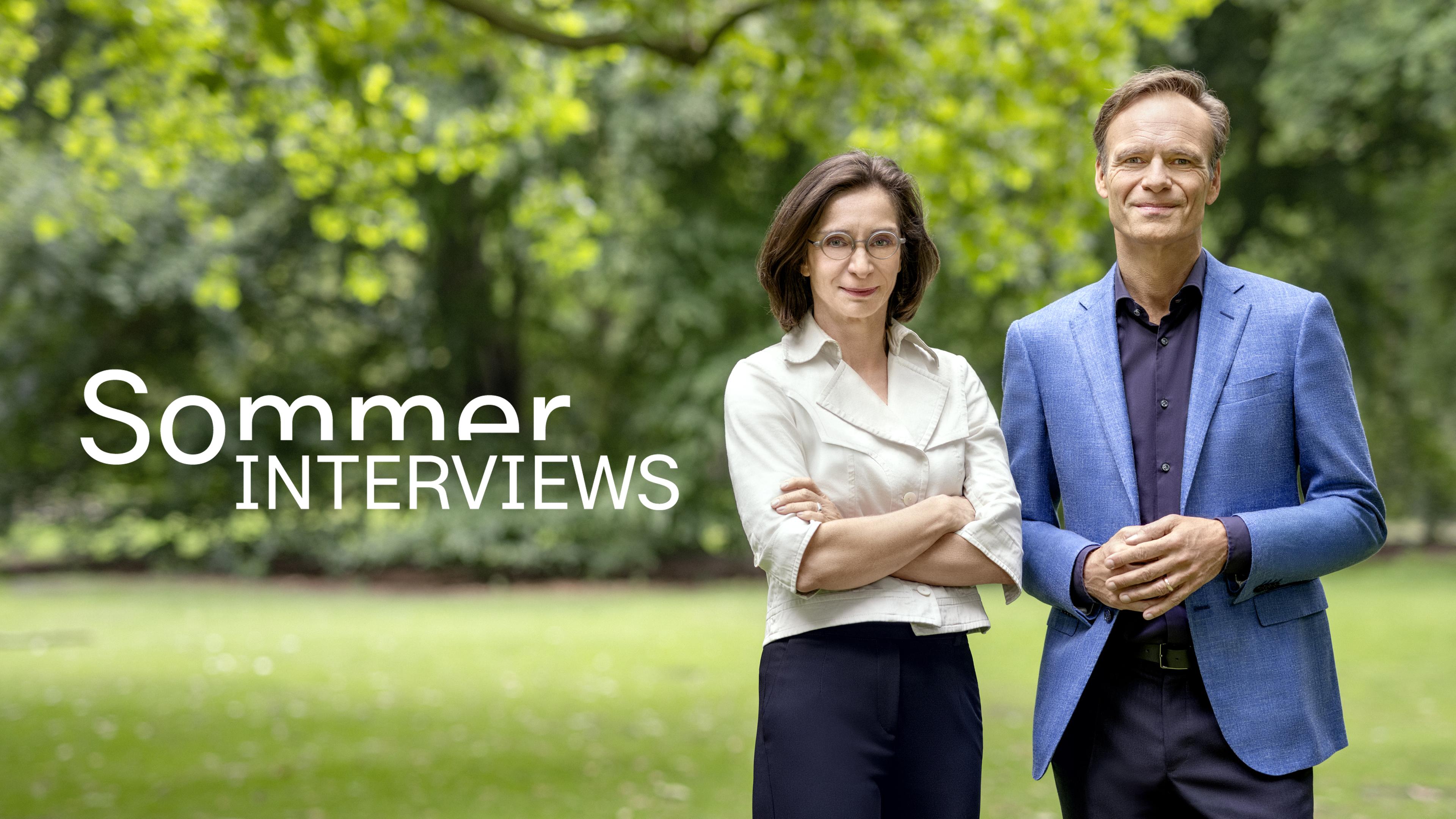 Sommerinterviews - Diana Zimmermann und Wulf Schmiese