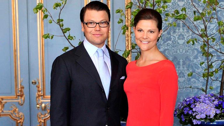 Das offizielle Verlobungsfoto von Victoria und Daniel