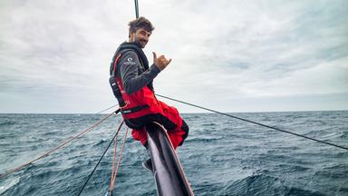 Boris Herrmann beim "The Ocean Race" 2023