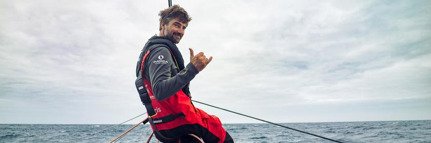 Boris Herrmann beim "The Ocean Race" 2023