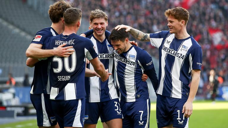 Jubel nach dem 2:1 durch Josip Brekalo am 01.03.2026 in Berlin.