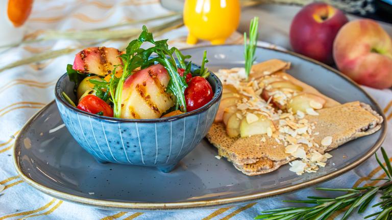 Herzhafte Pfirsich-Galettes 