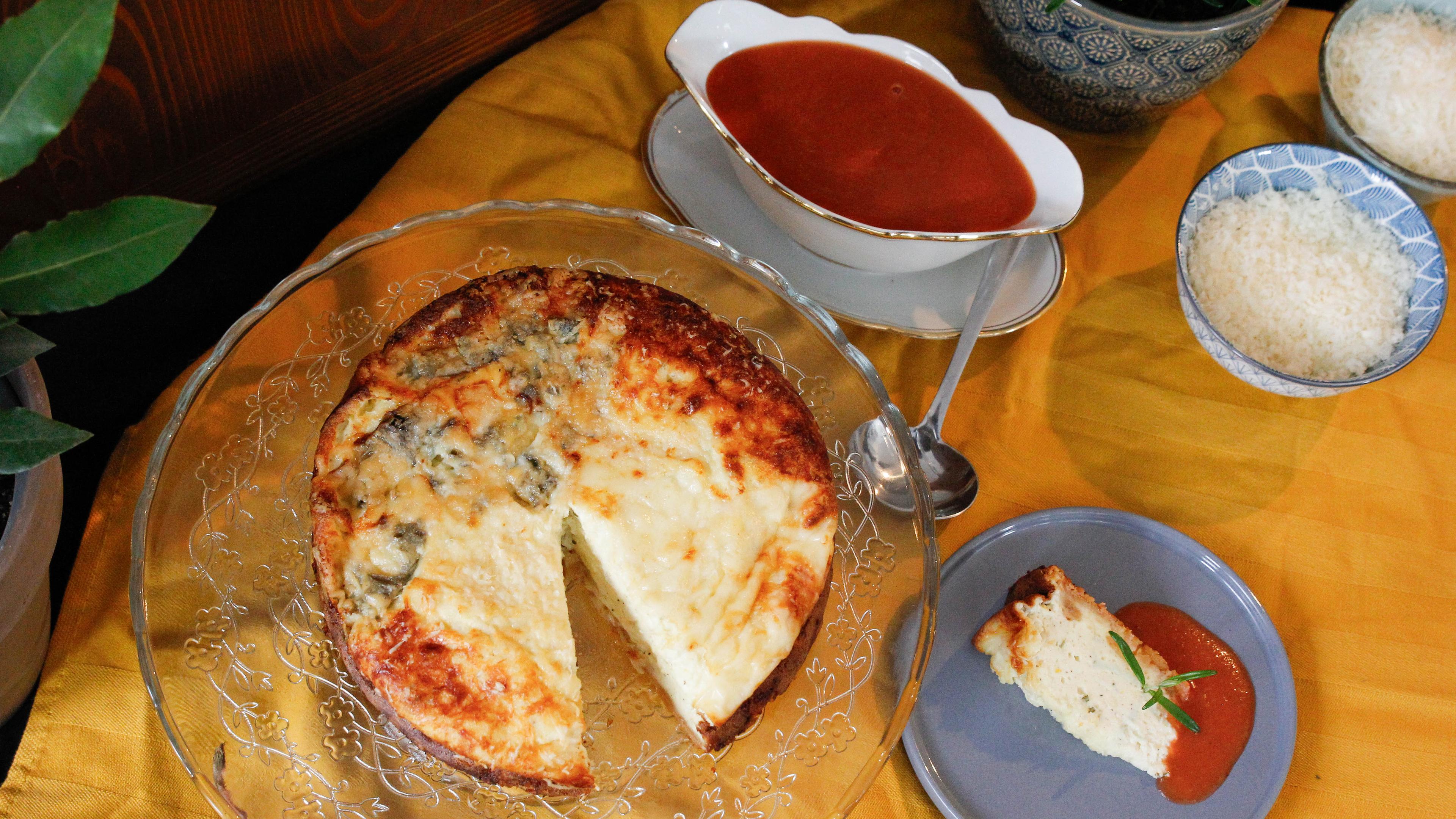 Herzhafter Käsekuchen Quattro Formaggi