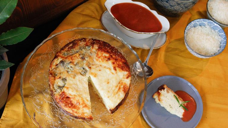 Herzhafter Käsekuchen Quattro Formaggi