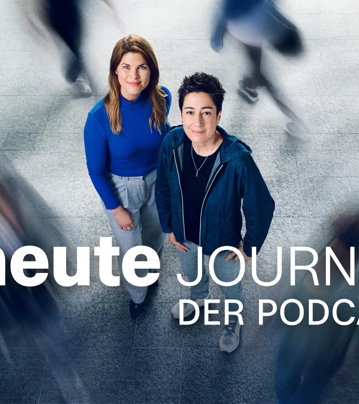 Helene Reiner und Dunja Hayali in "heute journal - der Podcast"