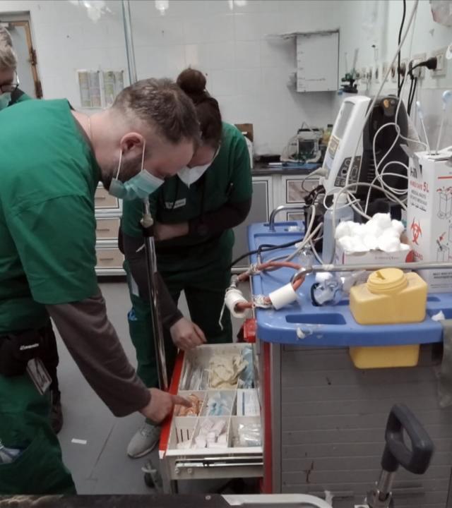 Mitarbeiter Hilfsorganisation