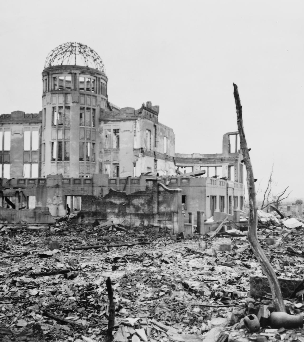 Hiroshima nach dem Atombombenabwurf, Archivbild