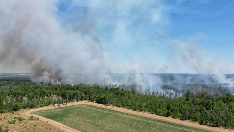 Feuer breitet sich weiter nach Brandenburg aus