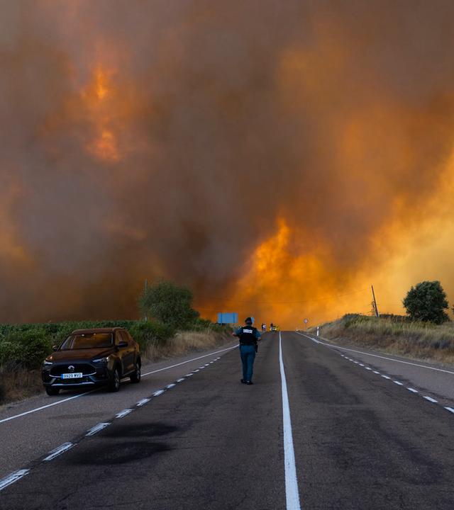 Waldbrände in Spanien