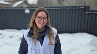 Hjördis Lorenz ist für Ärzte ohne Grenzen als Traumatherapeutin in der Ukraine tätig.