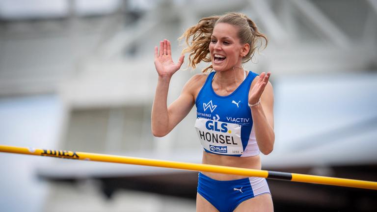 Hochsprung-Meisterin Christina Honsel 