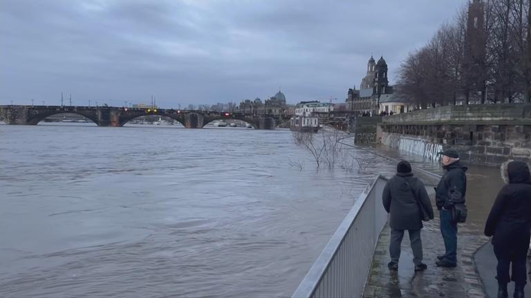 Hochwasser an der Elbe