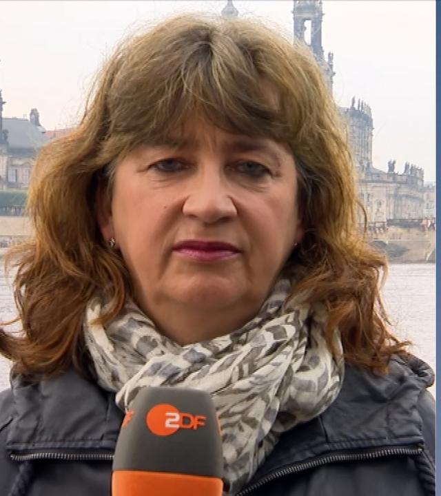 Dresden: "Schwankende Zahlen des Elbe-Pegels"