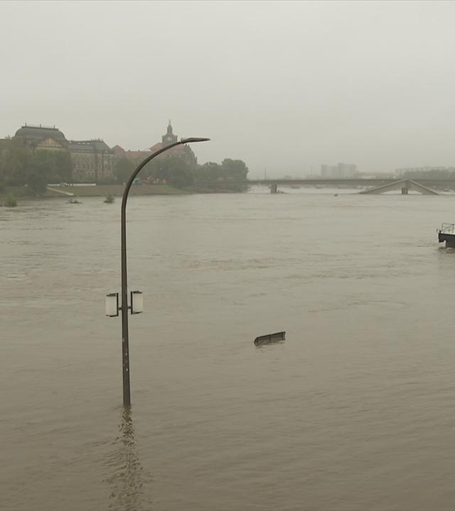 Hochwassergefahr in Sachsen