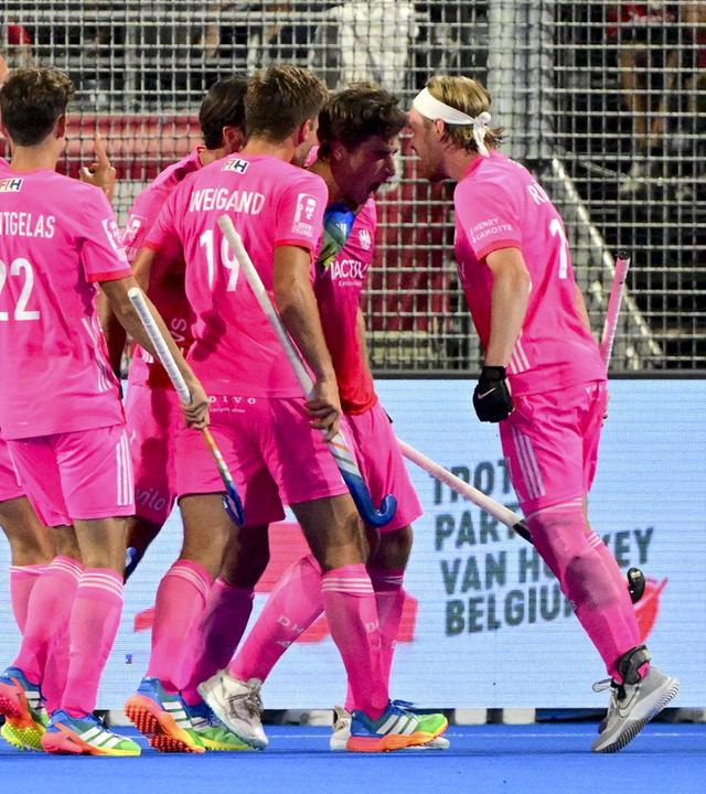 Hockey-WM: Deutschland - Belgien