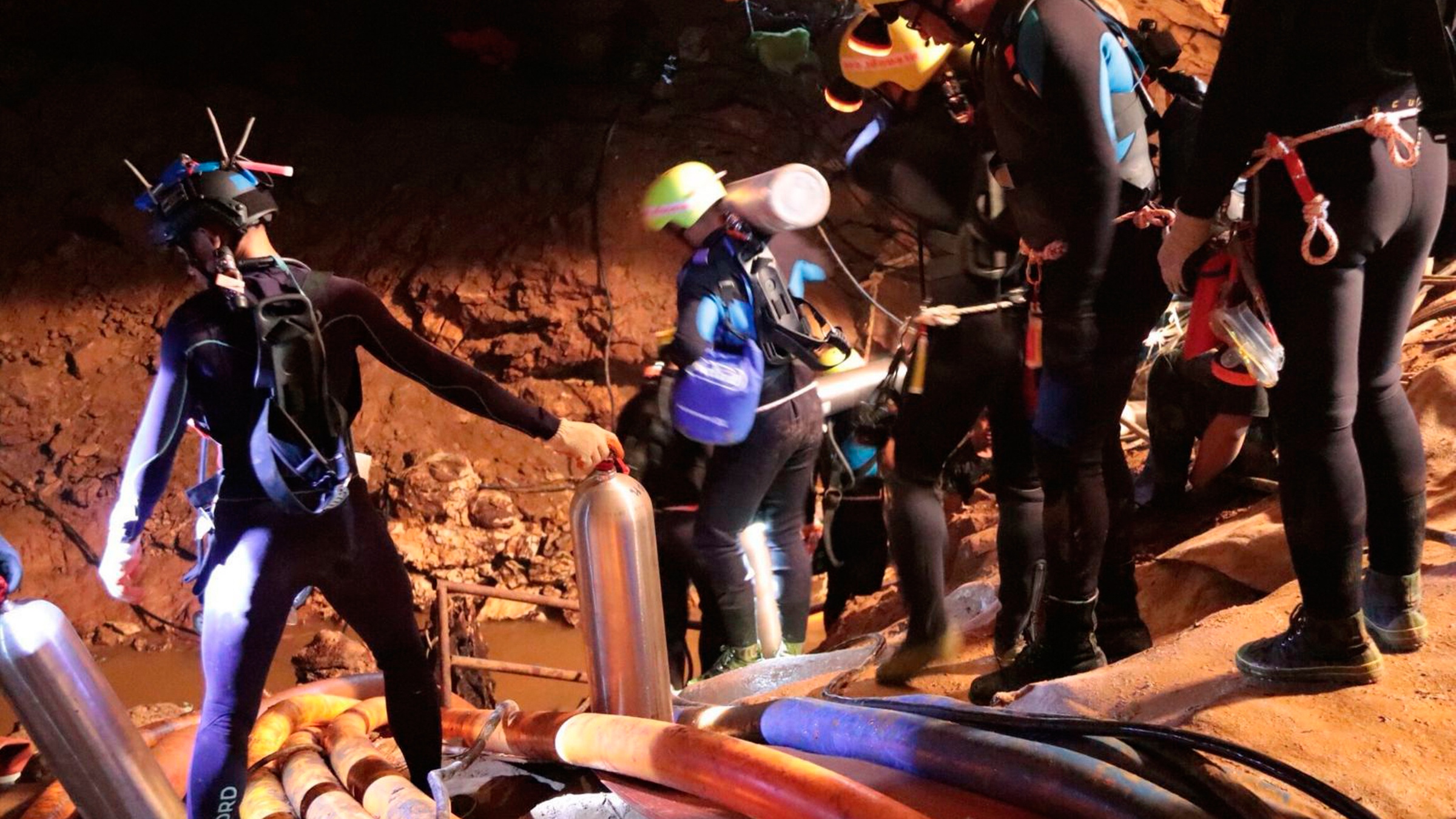 Thailändisches Rettungsteam