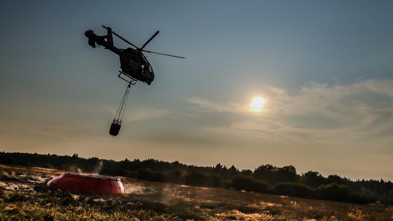 Waldbrand in Belgien