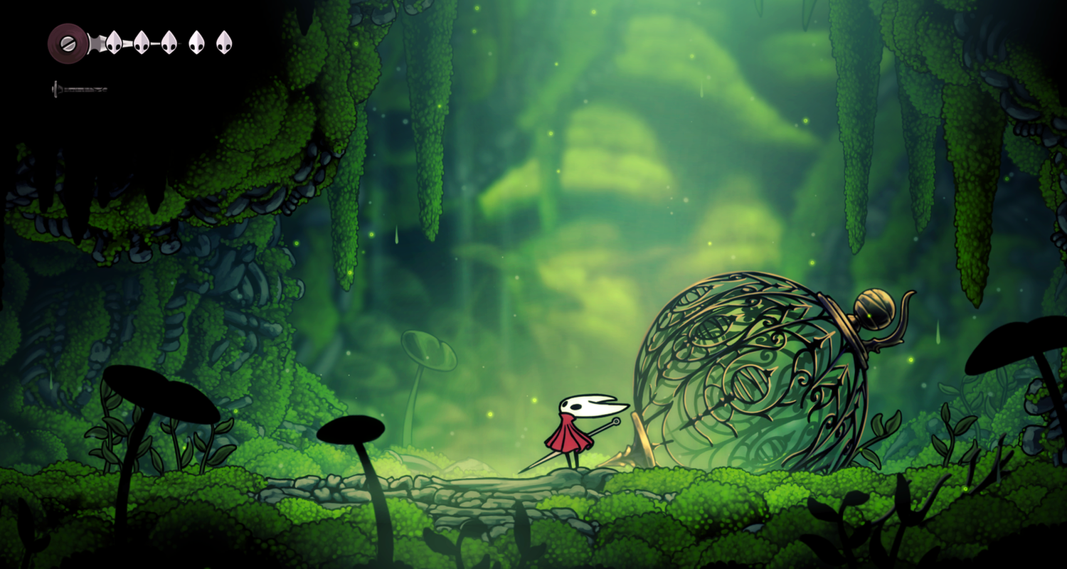 Screenshot aus dem Videospiel "Hollow Knight: Silksong"