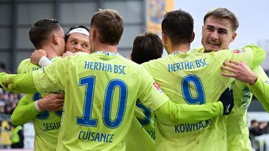 Herthas Siegesserie hält auch in Kiel