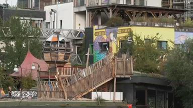 Damals ein Techno-Club, heute ein bleibendes Symbol für ein alternatives Lebenskonzept in Berlin: der Holzmarkt. Eine Location, die mitten in der Hauptstadt um das Bestehen kämpft.