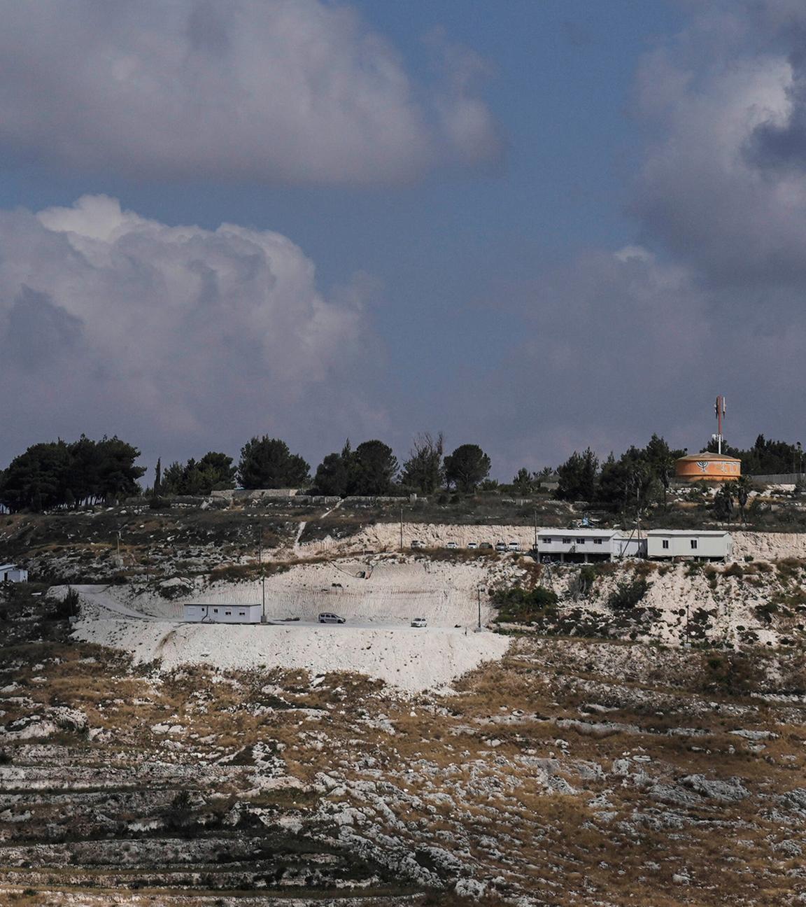  Ein Blick auf den israelischen Außenposten Homesh im Westjordanland, aufgenommen am 29.05.2025.