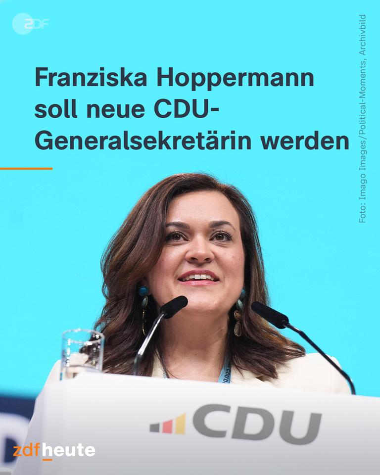 Franziska Hoppermann soll CDU Generalsekretärin werden