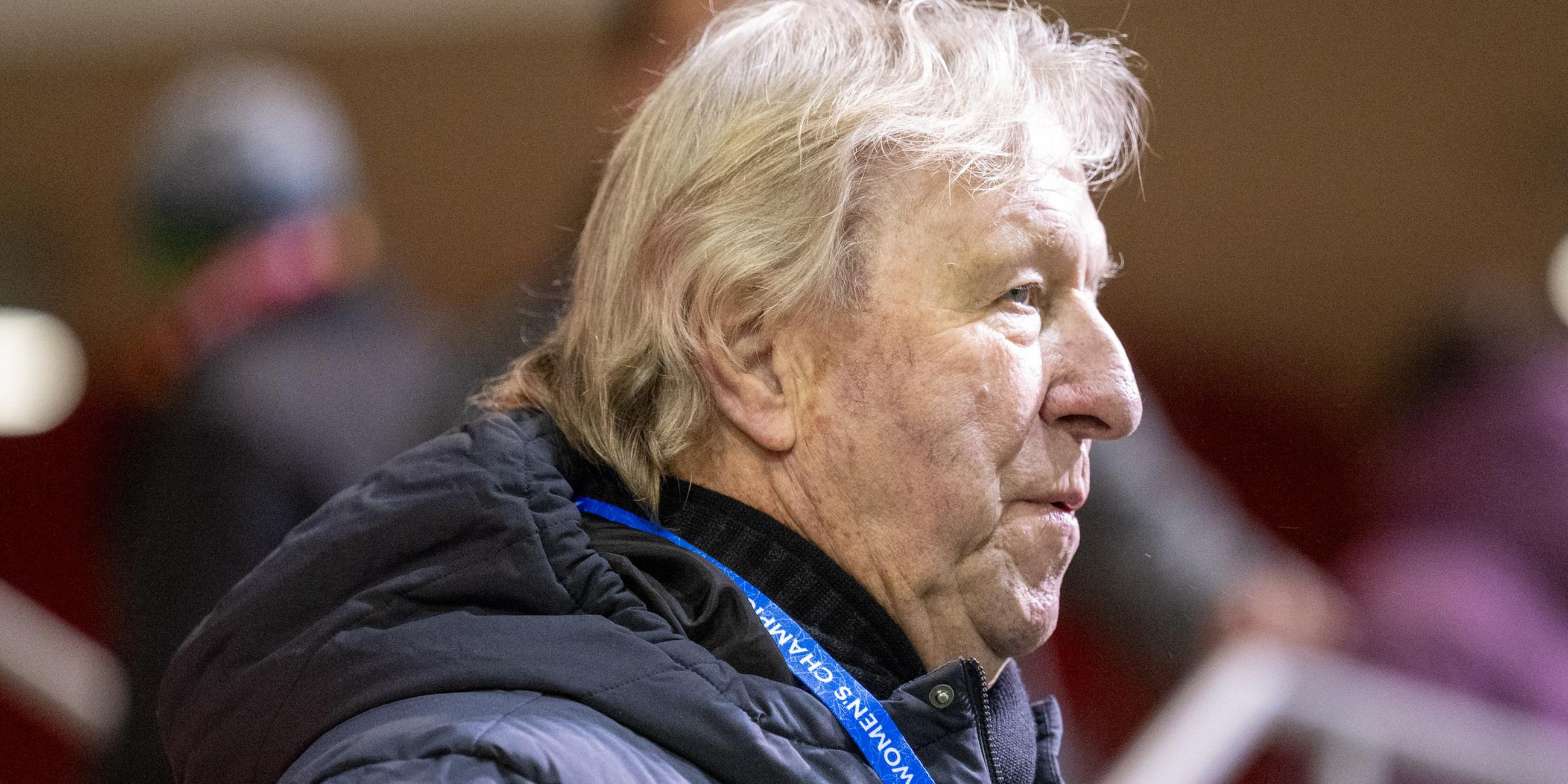 Horst Hrubesch, Interimstrainer des deutschen Frauen-Nationalteams, vor dem Spiel am 14.12.2023.