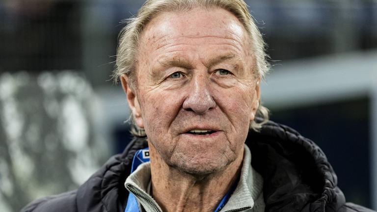 Horst Hrubesch im Volkspark Stadion Hamburg.