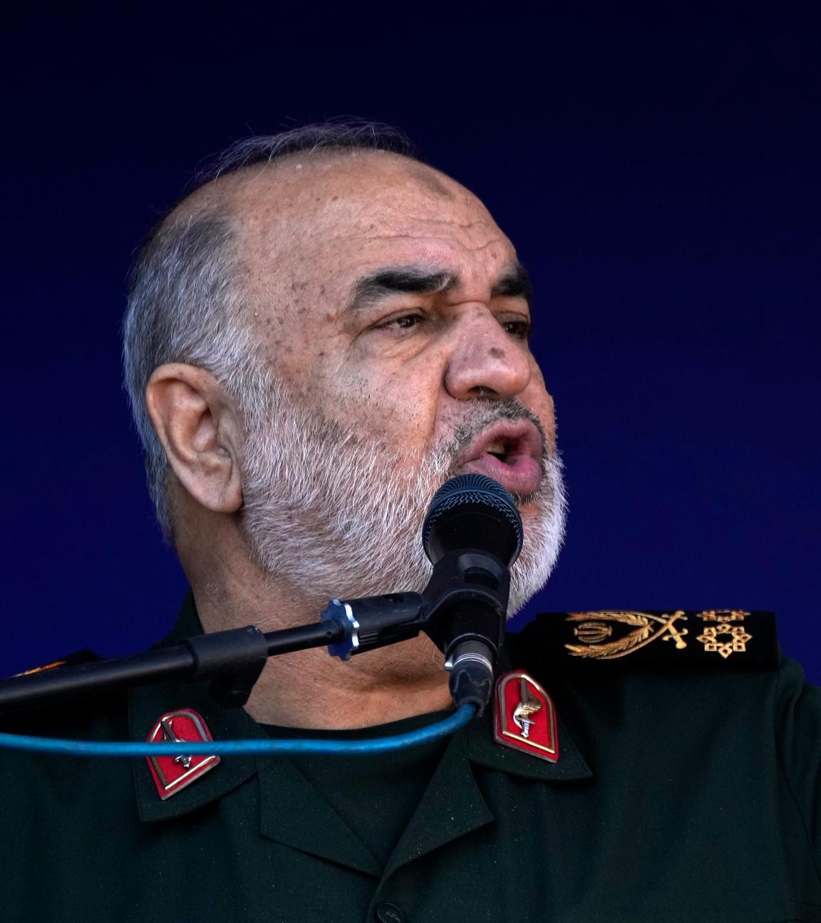 Hossein Salami spricht am 5.1.2024 in Teheran, Iran