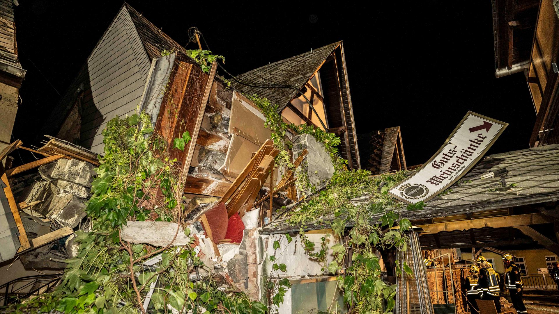 Hotel eingestürzt in Kröv am 07.08.2024