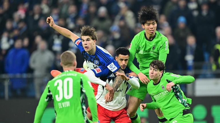 Luka Vuskovic, Robert Glatzel, Philipp Sander und Kota Takai am 17.01.26