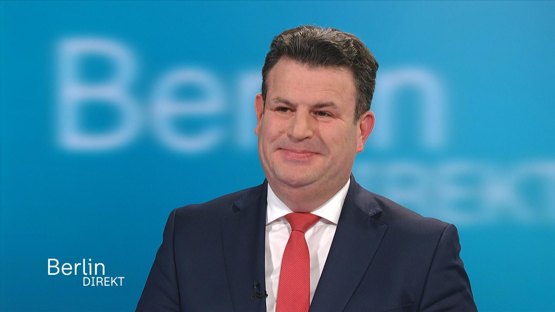 Bundesarbeitsminister Hubertus Heil, SPD, im Berlin-direkt-Interview
