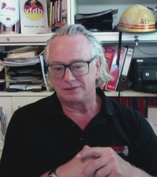 Ulrich Cimolino vom Deutschen Feuerwehrverband