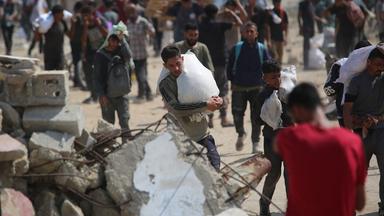 Humanitäre Hilfe im Gazastreifen.