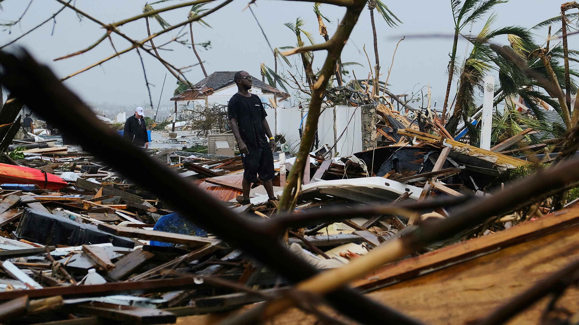 Archiv: Zerstörungen durch Hurrikan Dorian am 02.09.2019 auf den Bahamas