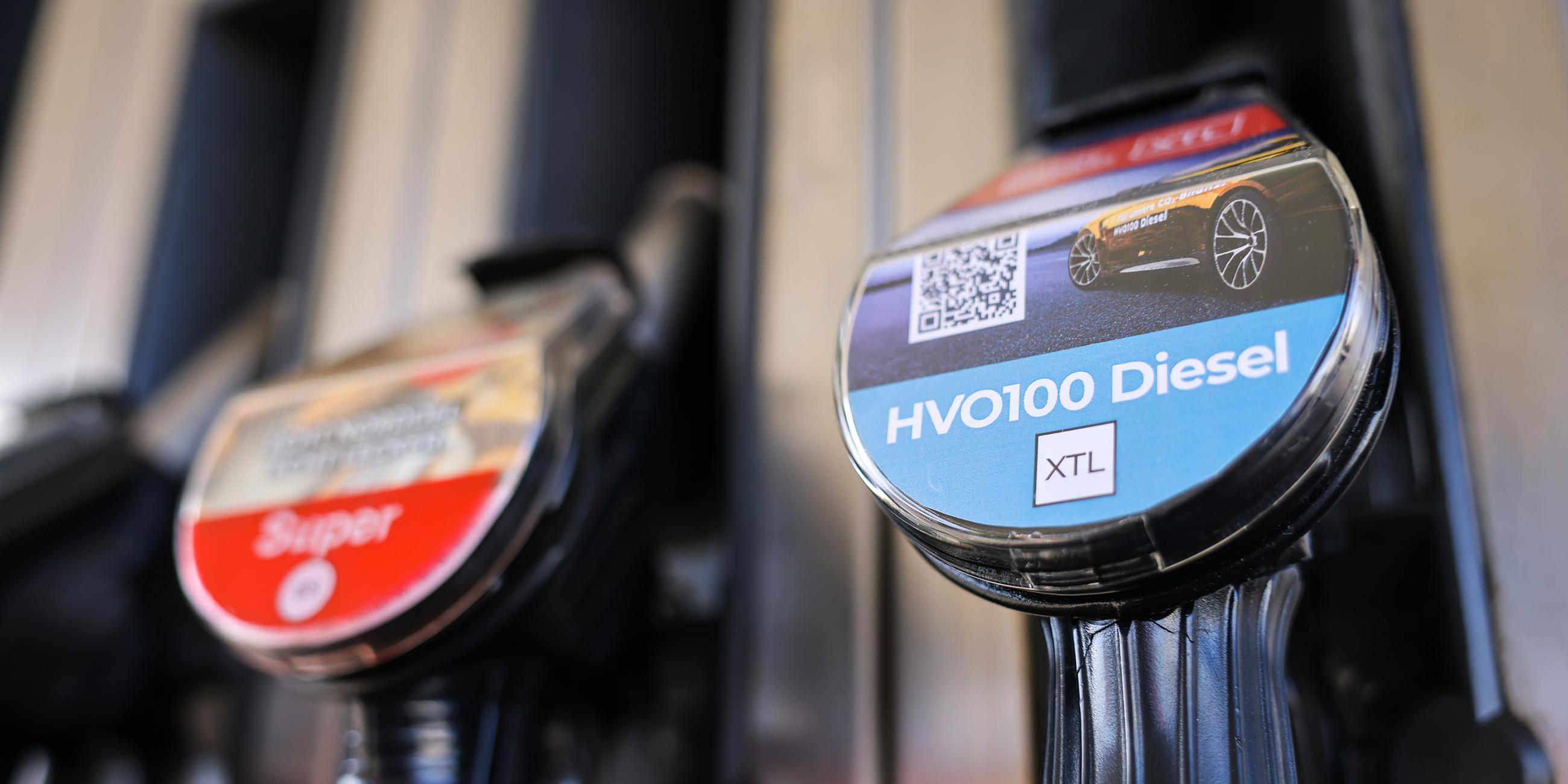 Tankstelle für HVO100 Diesel