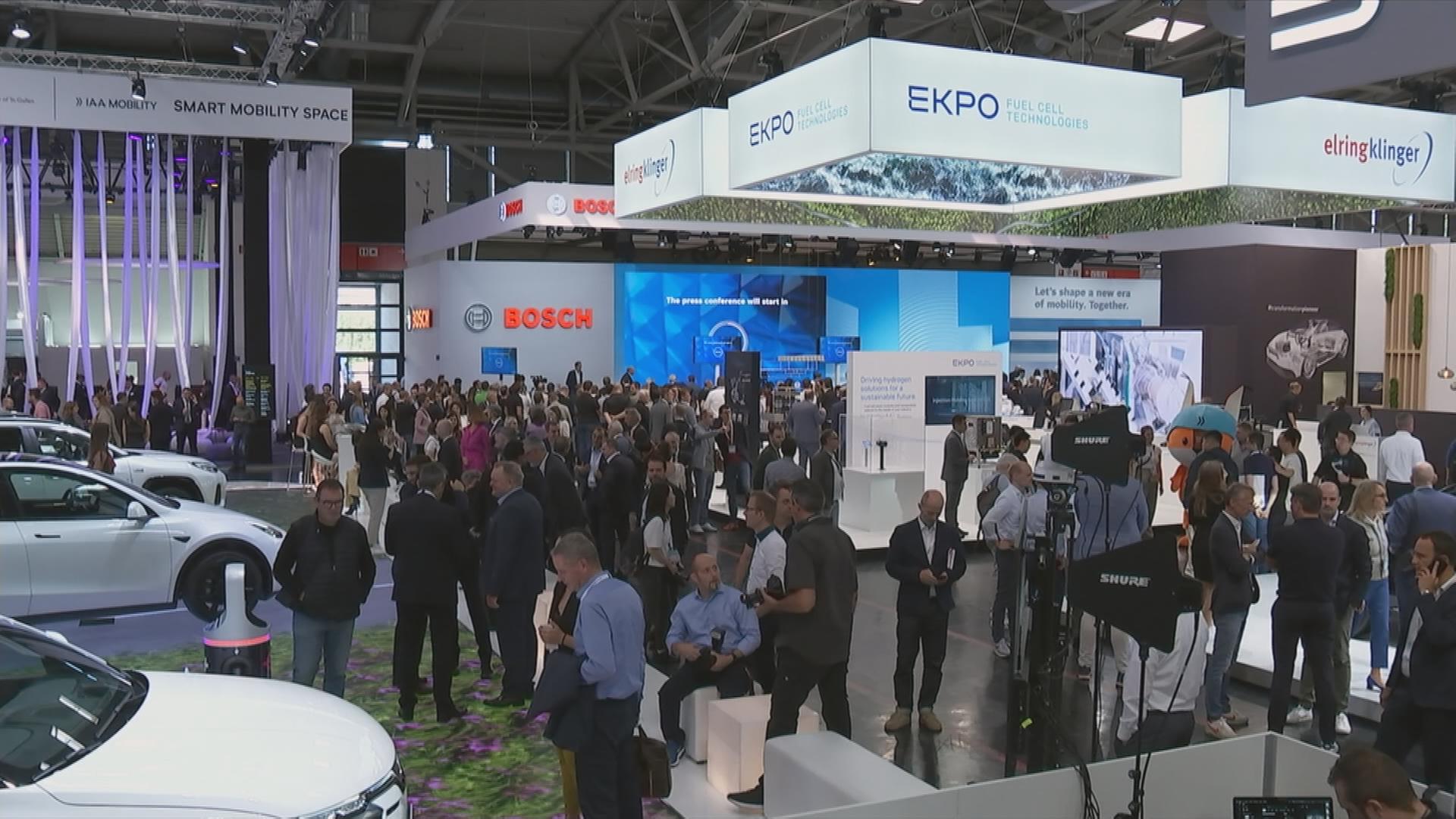 Aussteller auf der Automobilmesse IAA in München