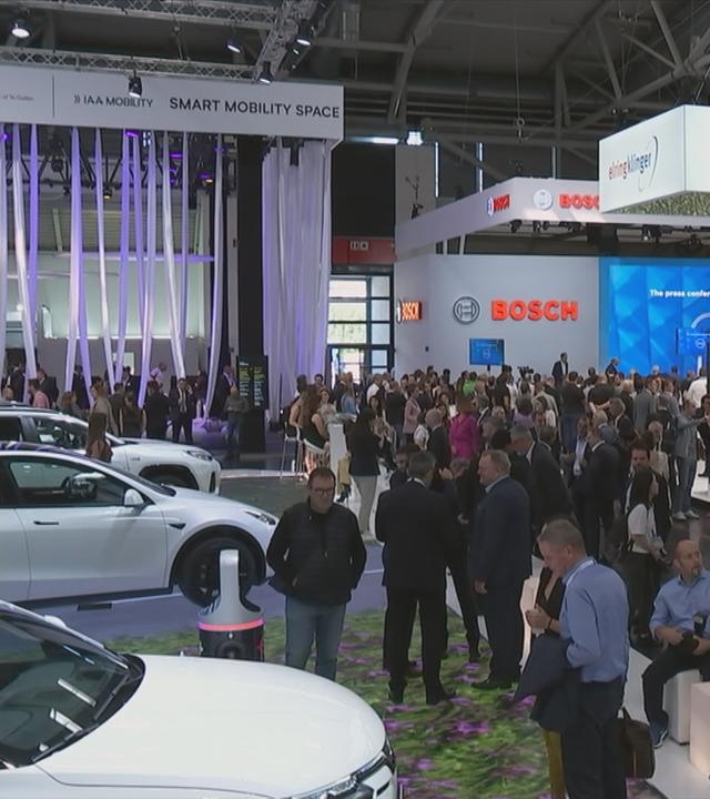 Aussteller auf der Automobilmesse IAA in München